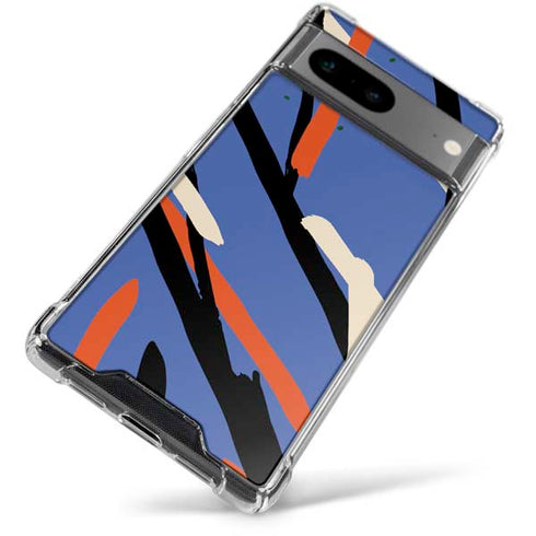 Abstract Lines Google Pixel 8 Clear Case